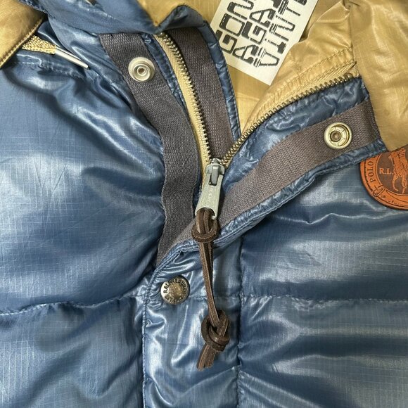 Vintage Polo Ralph Lauren Hooded Puffer Vest L - Picture 4 of 6